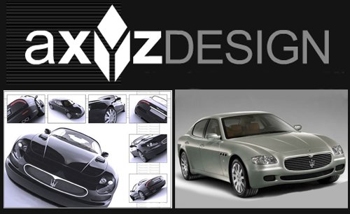 AXYZ DESIGN - 3D Models Maserati 3200GT & Quattrop