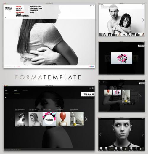Forma Template, inc.FLA Black & White - ActiveDen