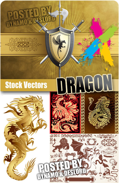 Dragon - Stock Vectors