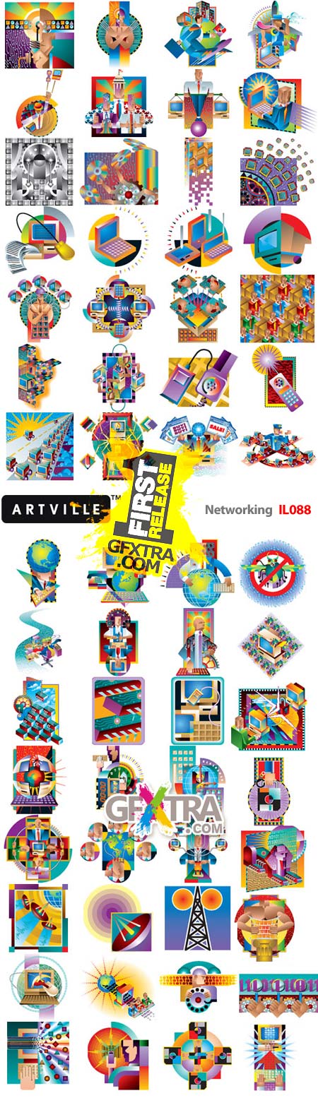 Artville Illustrations IL088 Networking
