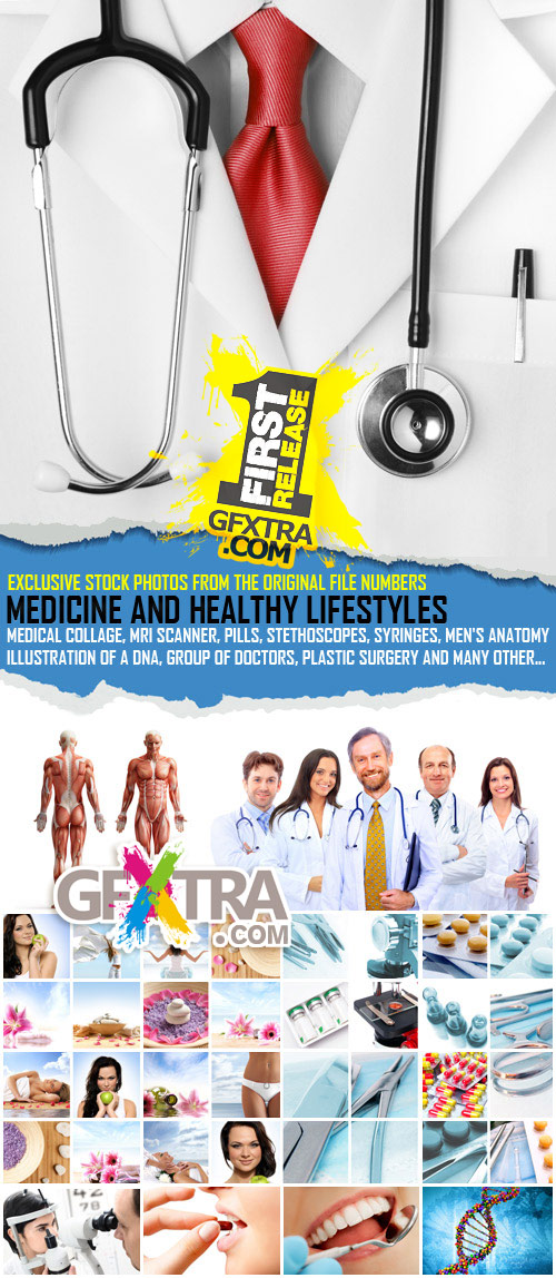 Medicine and Healthy Lifestyles - 50 UHQ JPGs SS