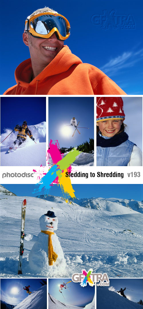 PhotoDisc V193 Sledding to Shredding