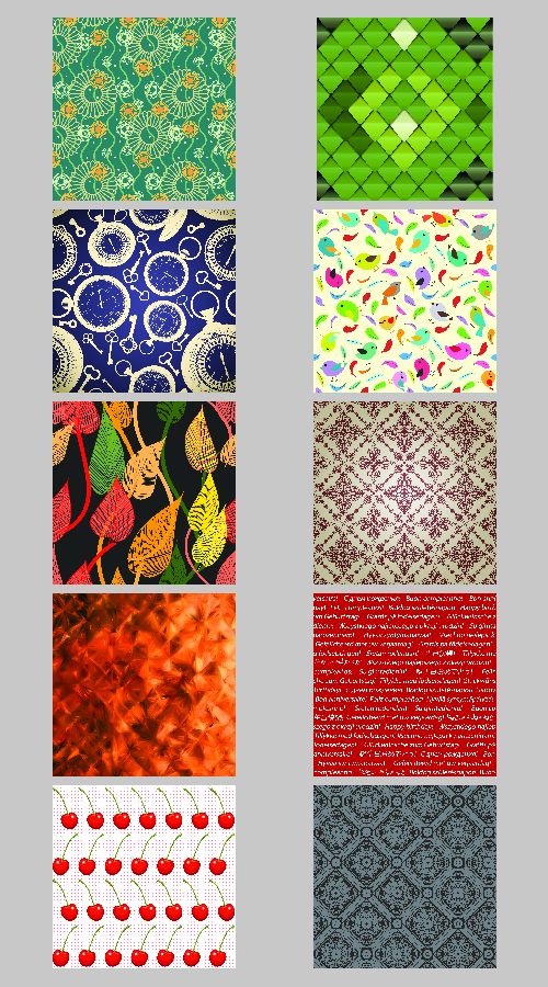 Different Seamless Backgrounds - 50xEPS Vectors Different Seamless Backgrounds - 50xEPS Vectors