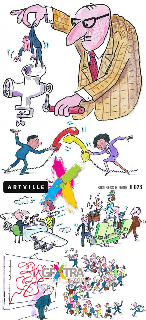 ArtVille Illustrations IL023 Business Humor