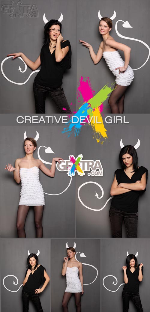 Creative Devil Girl 8xJPGs