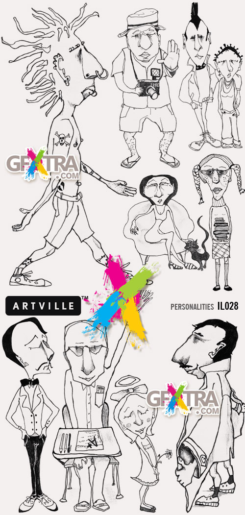 Artville Illustrations IL028 Personalities