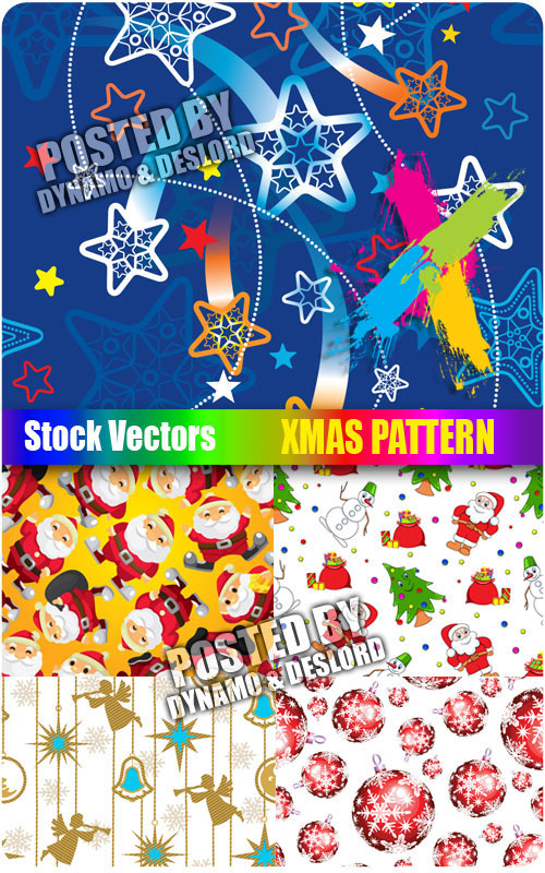 Xmas Pattern - Stock Vectors