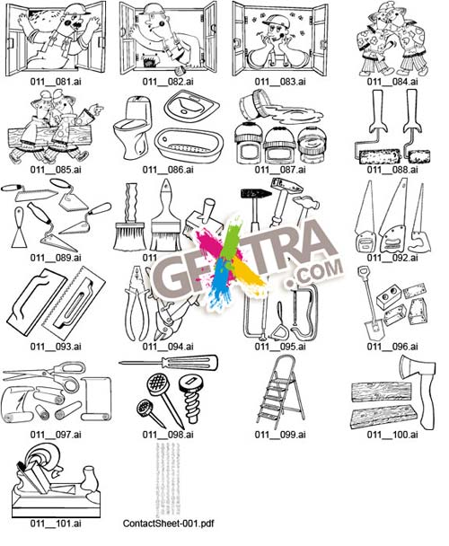 Russian Native Vector Cliparts by Ivan Ivanych - 931 AI files