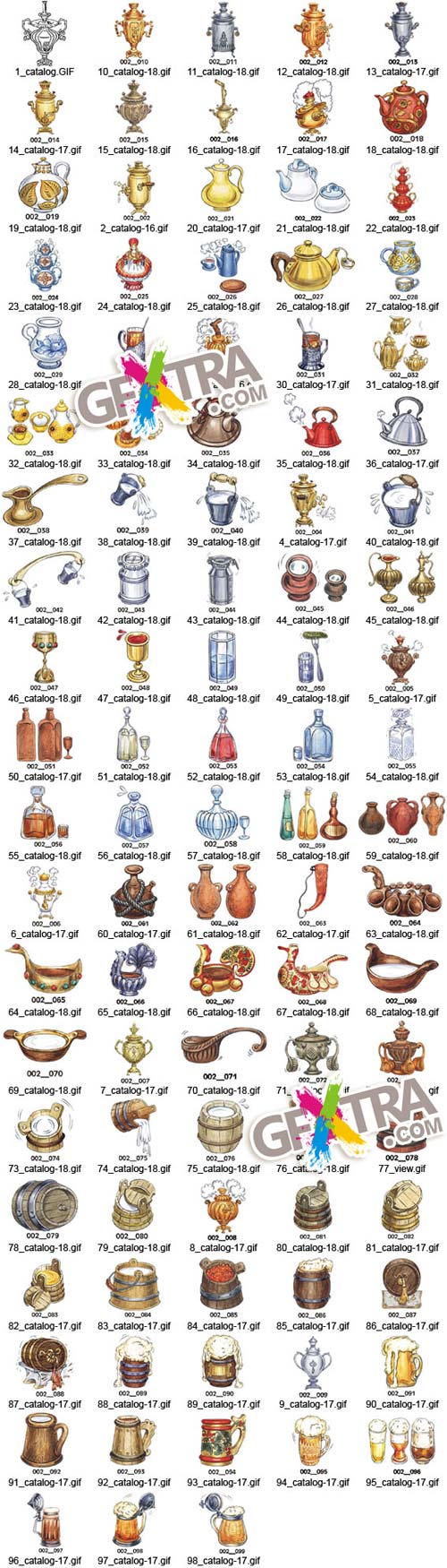 Russian Native Vector Cliparts by Ivan Ivanych - 931 AI files