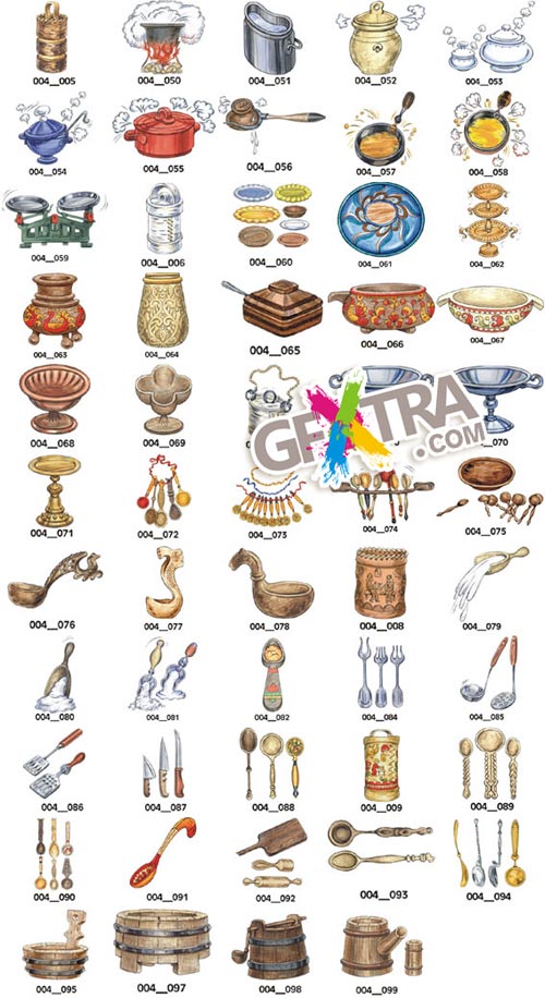 Russian Native Vector Cliparts by Ivan Ivanych - 931 AI files