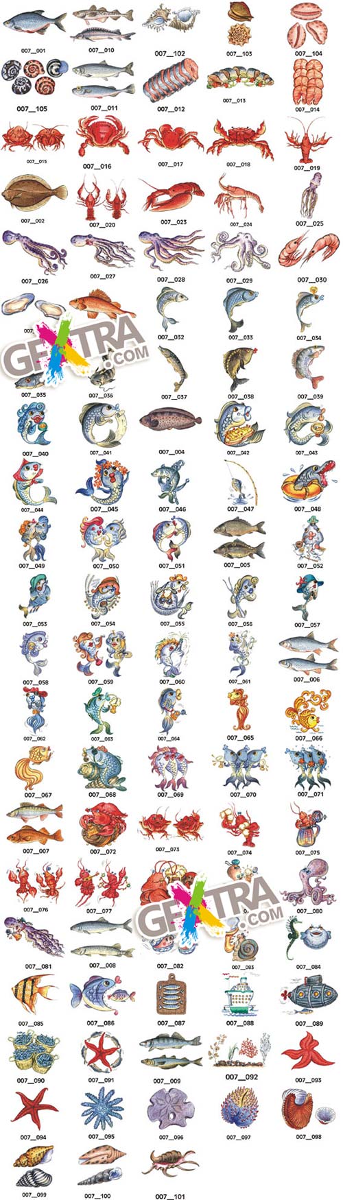 Russian Native Vector Cliparts by Ivan Ivanych - 931 AI files