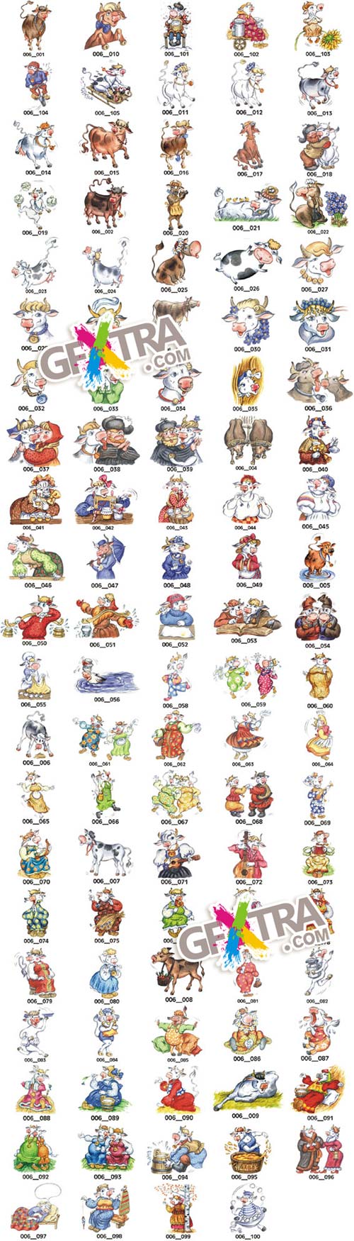 Russian Native Vector Cliparts by Ivan Ivanych - 931 AI files