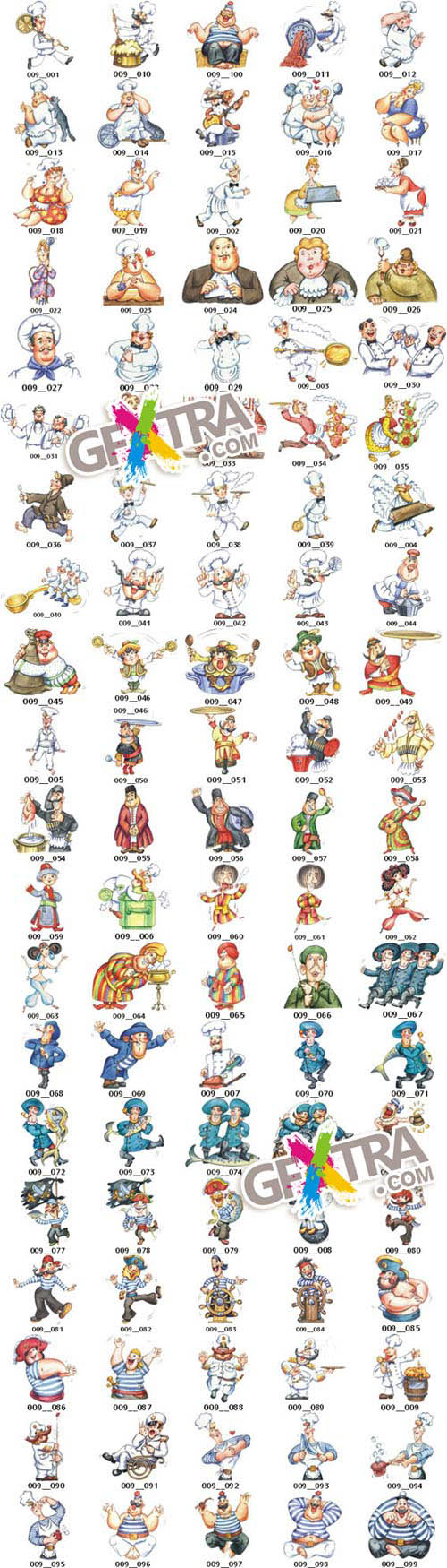 Russian Native Vector Cliparts by Ivan Ivanych - 931 AI files