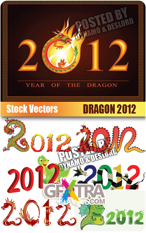 Dragon 2012 - Stock Vectors