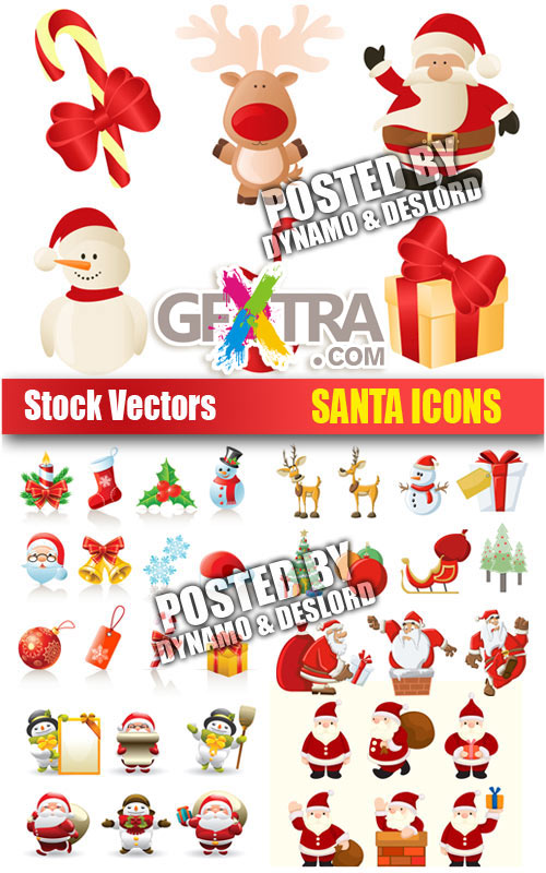 Santa icon - Stock Vectors