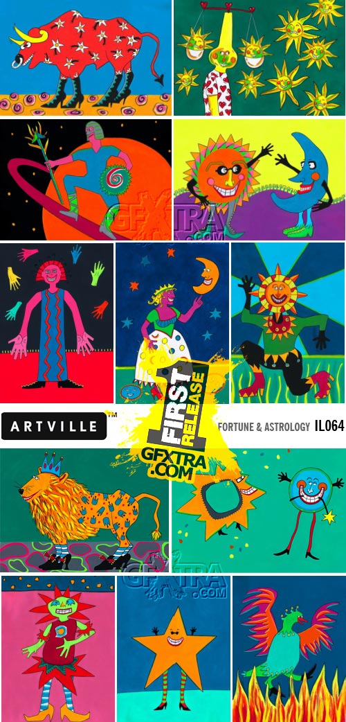 Artville Illustrations IL064 Fortune & Astrology