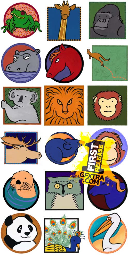 Artville Illustrations IL066 Animal Icons