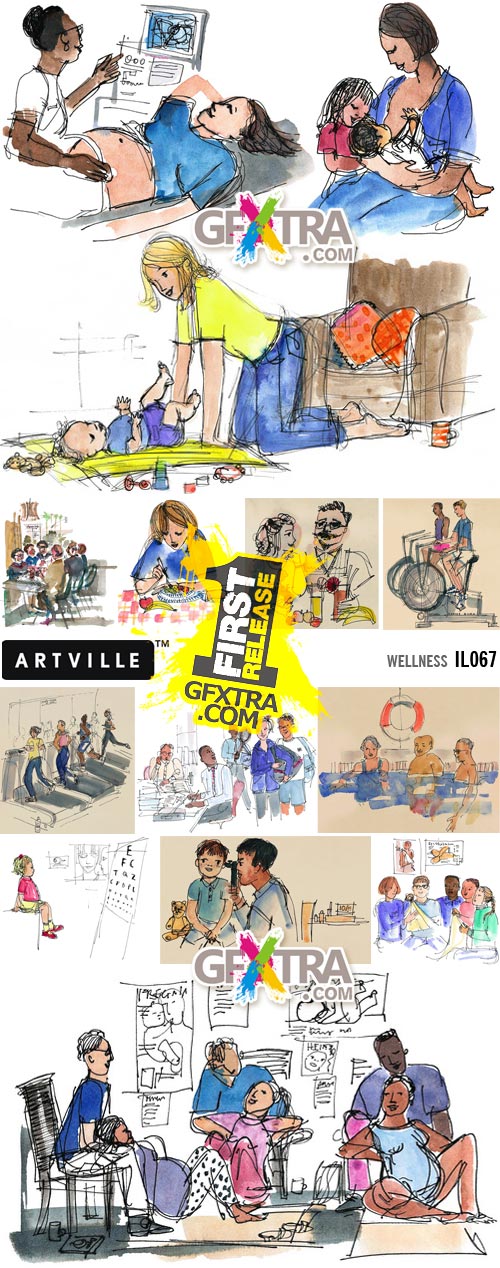 Artville Illustrations IL067 Wellness
