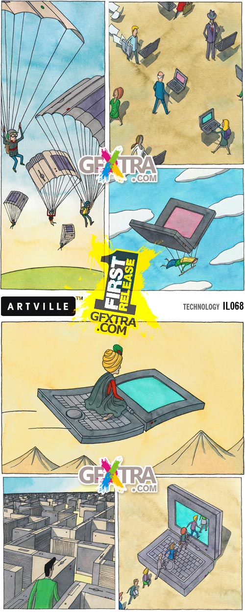 Artville Illustrations IL068 Technology