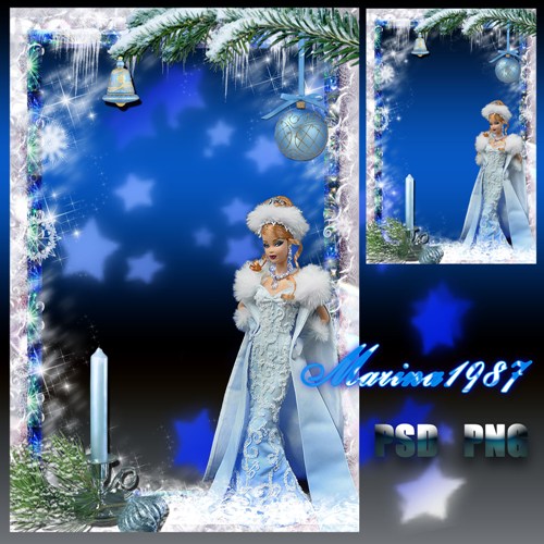 Children's Christmas Frame - The Snow Queen 