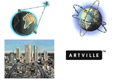 ArtVille Illustrations IL072 International Commerce