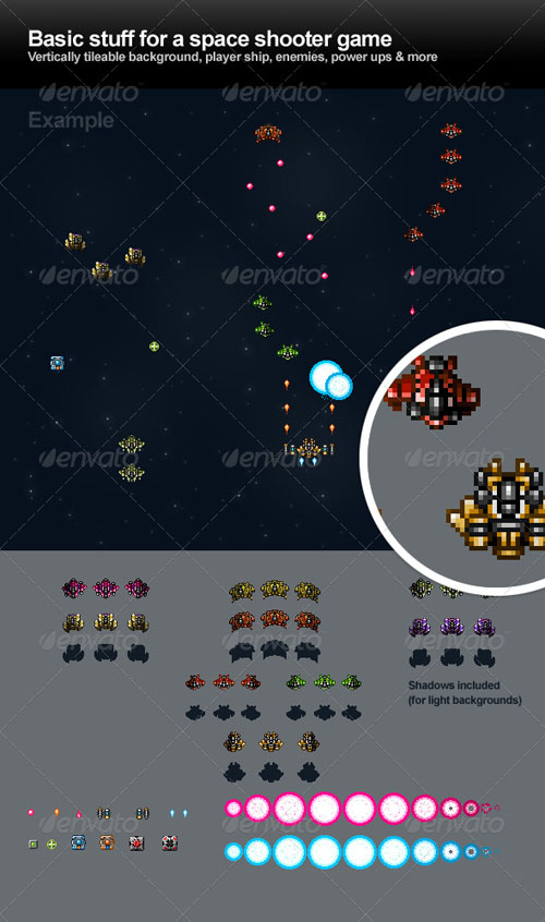 GraphicRiver - Space Shooter Objects