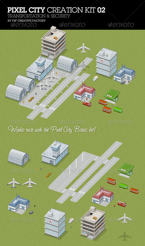 GraphicRiver - Pixel City Creation Kit 02