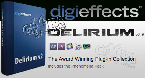 DigiEffects Delirium v2.5 AE Plug-ins