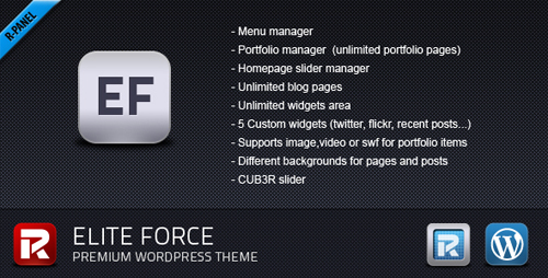 ThemeForest - Elite Force v.2.0.5 - Premium Wordpress Theme