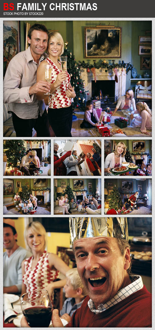 Stock Photo - BS Family Christmas