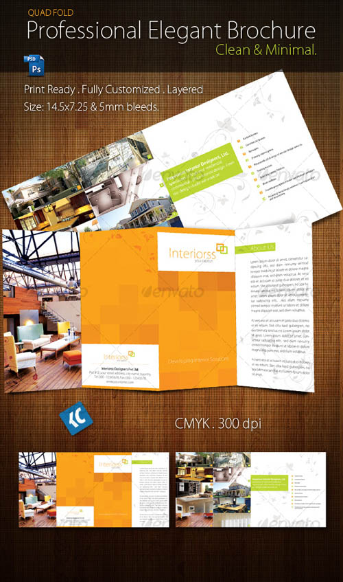 GraphicRiver - Quad-Fold Brochure 127646