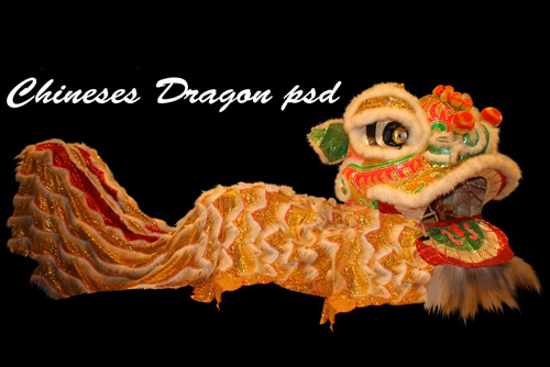 Chinese Dragon psd