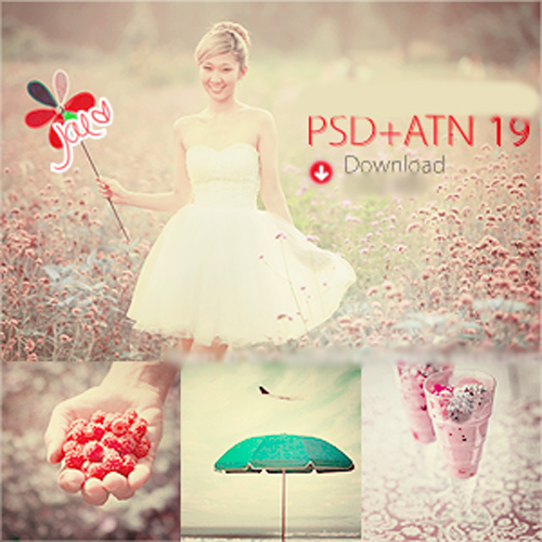 Action for Photoshop (psd+atn)