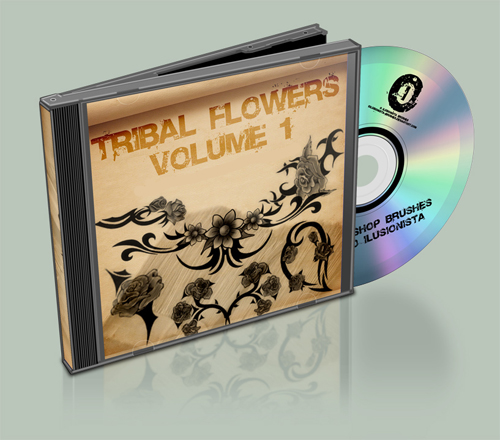 Tribal Flowers Brushes Vol 1