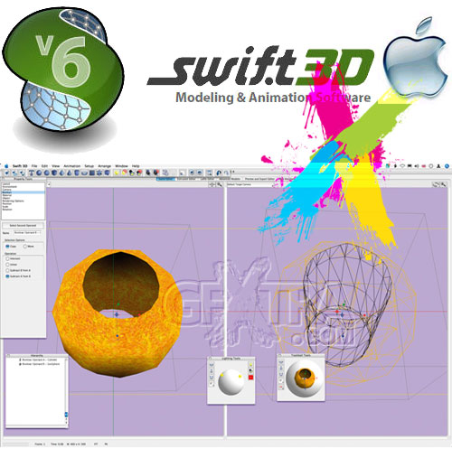 Swift 3D v6.0.930 3D Graphics Program by Electric Rain