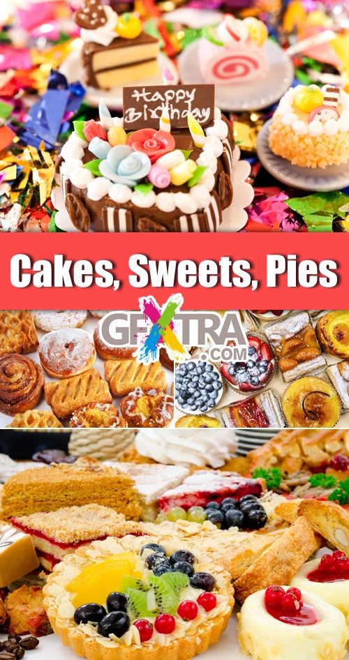 Stock Photo - Cakes, Sweets, Pies