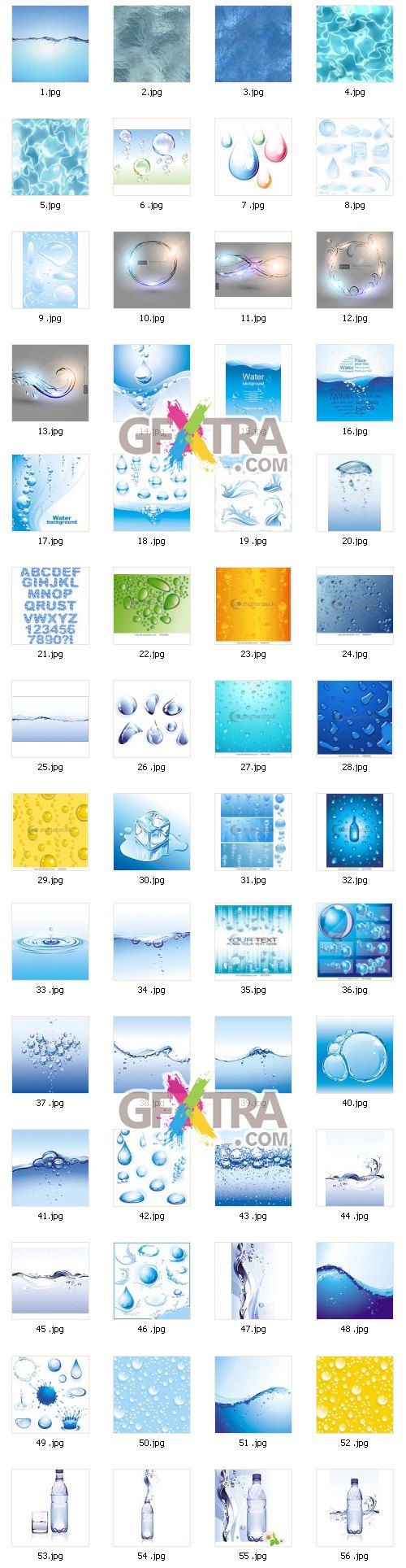 Water Drops, Bubbles, Splashes, Backgrounds Vector Pack