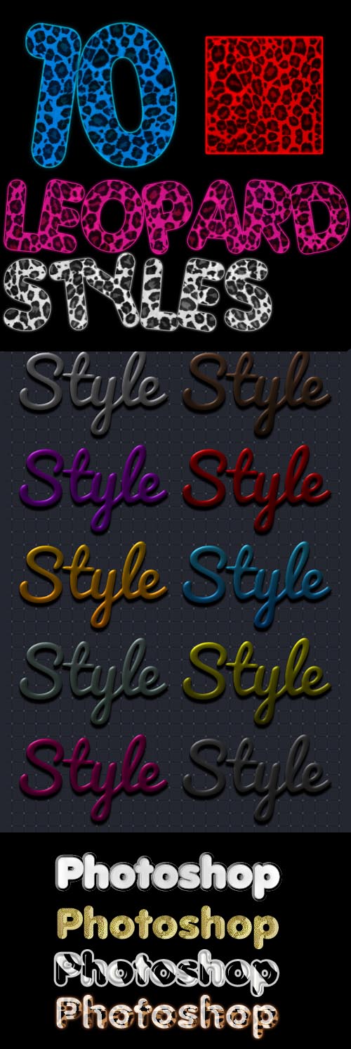 Layer styles for Photoshop pack 6