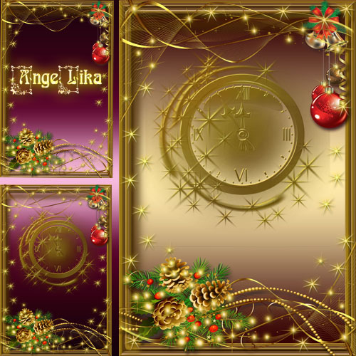 Holiday Frame - 5 minutes to New Year