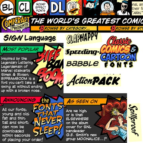New Cartoon Fonts Pack