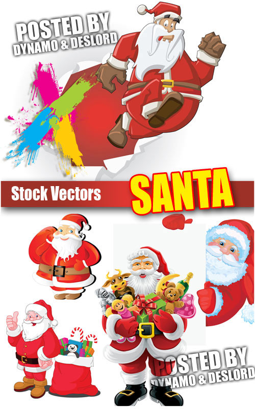 Santa 2 - Stock Vector