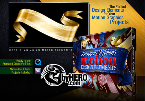 Banners & Ribbons - Motion Design Elements