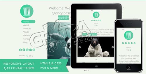 View - HTML5 Responsive Single Page Template - ThemeForest.net