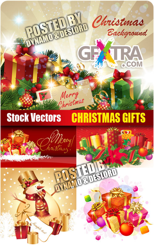 Christmas gifts - Stock Vectors