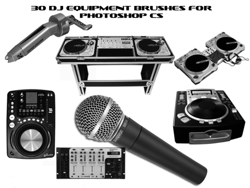 30 DJ EQUIPMENT BRUSHES