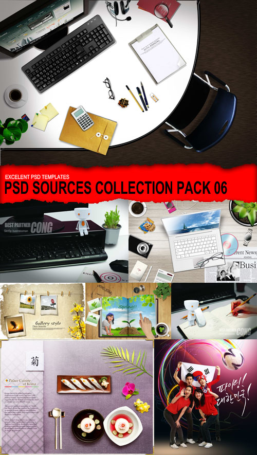 PSD Sources Collection pack 06