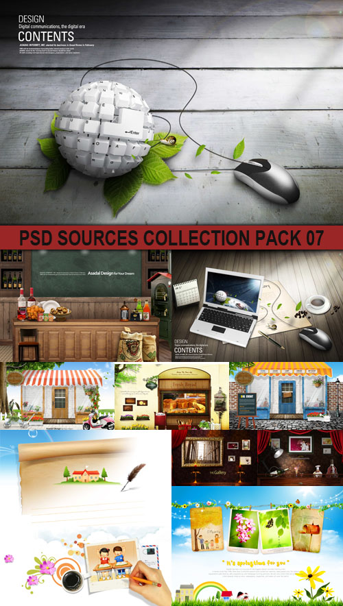PSD Sources Collection pack 07