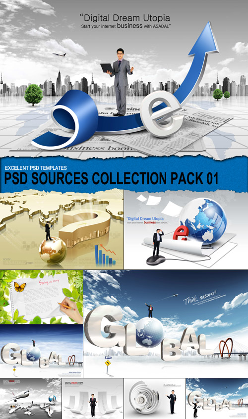 PSD Sources Collection pack 01