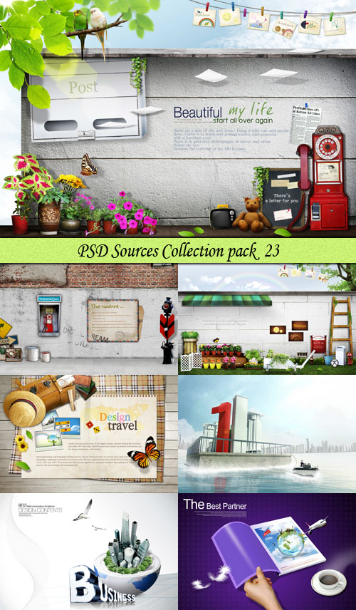 PSD Sources Collection pack 23