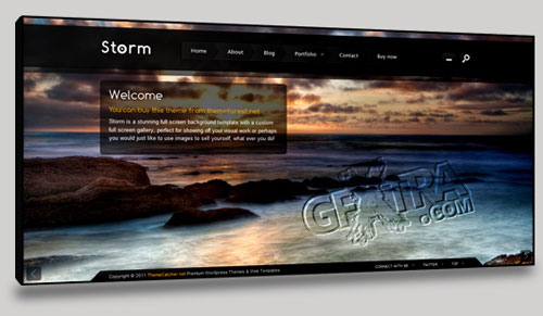 ThemeForest - Storm - Full Screen Background Template v1.1 - FULL RETAIL